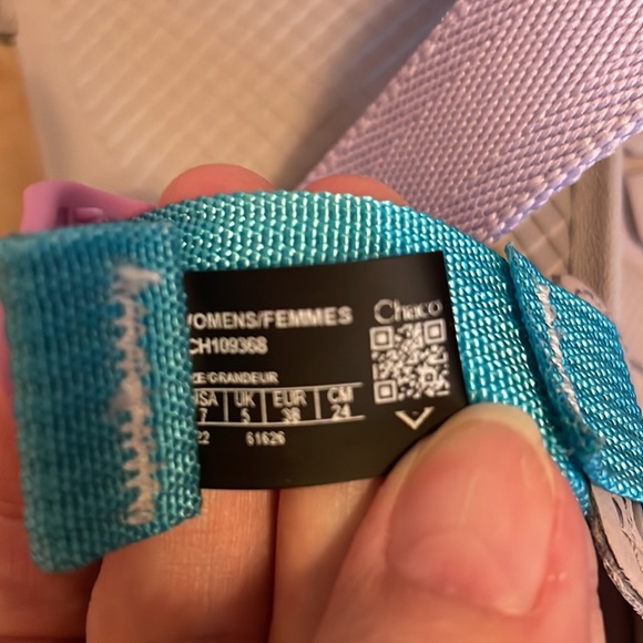Chaco Sandals in Lavender and Teal - Picture 5 of 5